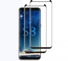 Tempered Glass For Samsun S8_Black